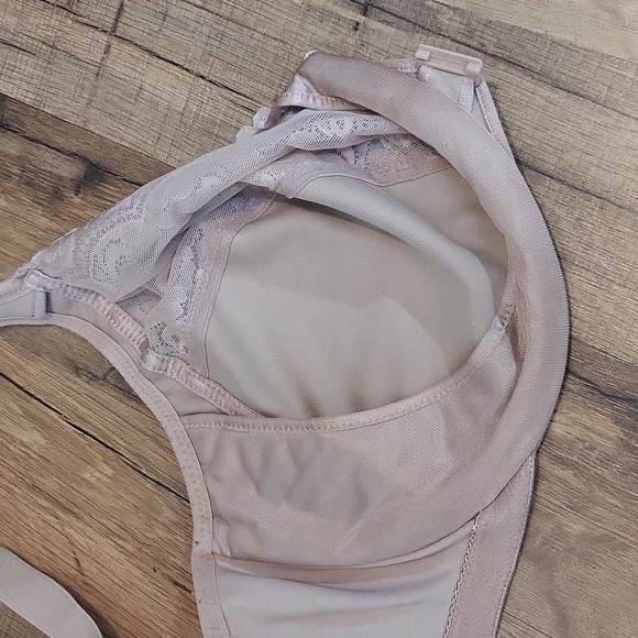 GLAMORISE Tan Wonderwire Front Closure Underwire Bra 1245 Cappuccino- 38F - Picture 12 of 12